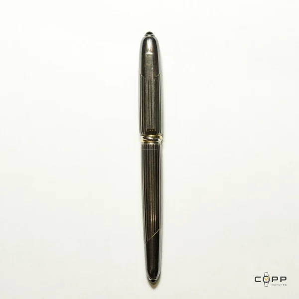 Cartier — Penna Stilografica Must de Cartier — Ref. Vendome Trinity Godron
